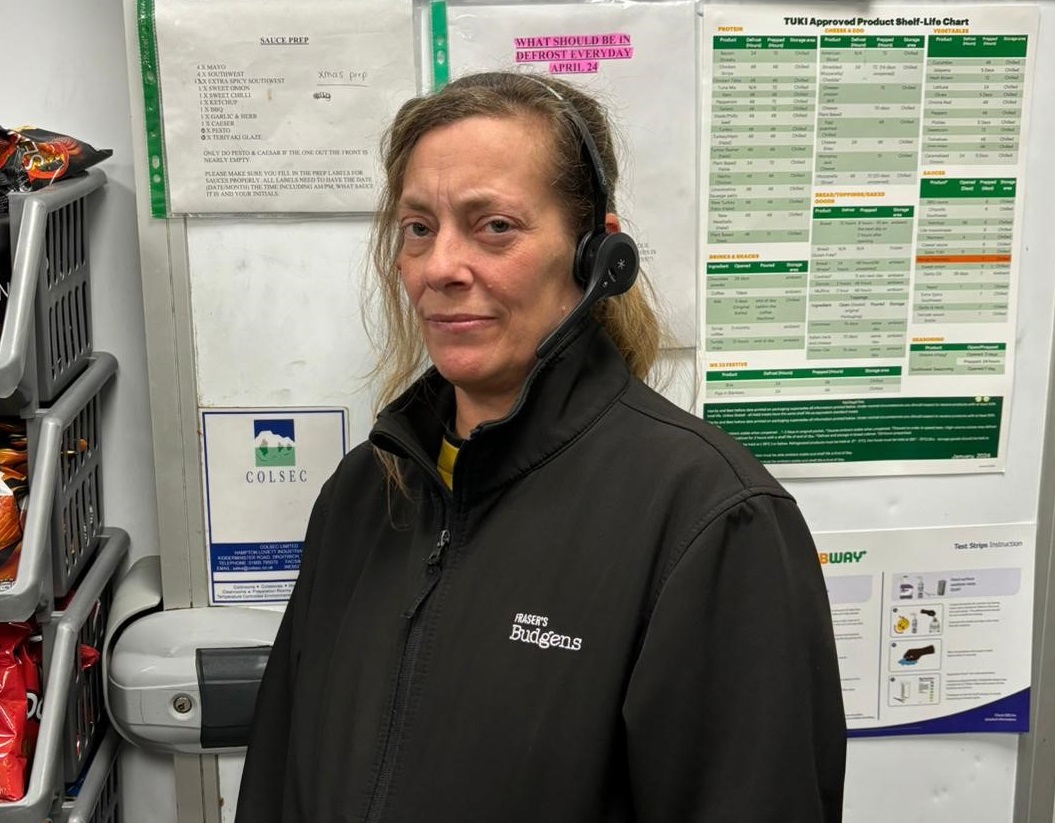 Employee of the Month Nancy Flagge (Brize Norton) Fraser's Budgens